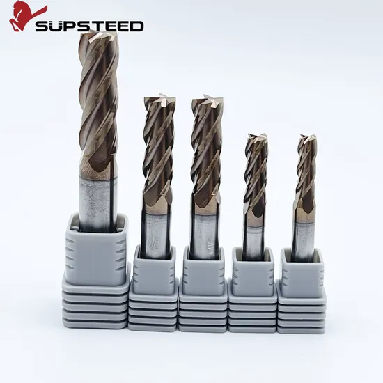CNC HRC62 Coating Tungsten Carbide Solid Square End Mill Ideal for Precision Machining